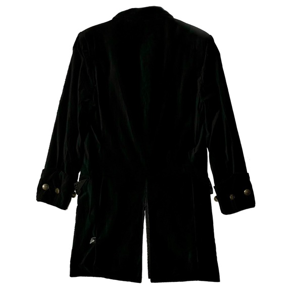 SOLD! RARE Jimi Hendrix Black Velvet Pirate Frock Coat Rock & Roll Religion Sz S - Picture 2 of 12